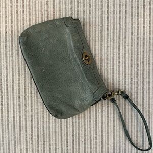Coach twist lock wristlet - Teal